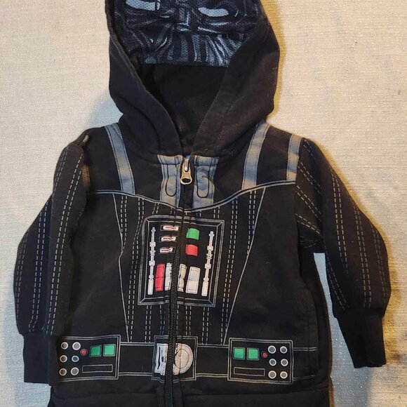 Star Wars Darth Vader Toddler Jacket With Cape 12 Months - Picture 1 of 4